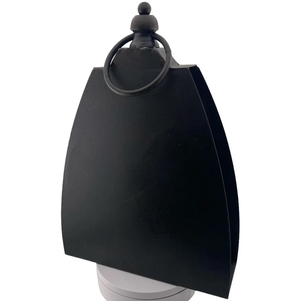 Manual Woodworkers Kettle Bell Clock Metal Wall Mantel Desk Shelf 9x12.7